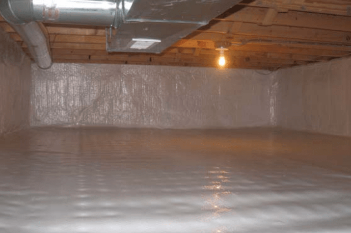 Encapsulated crawl space