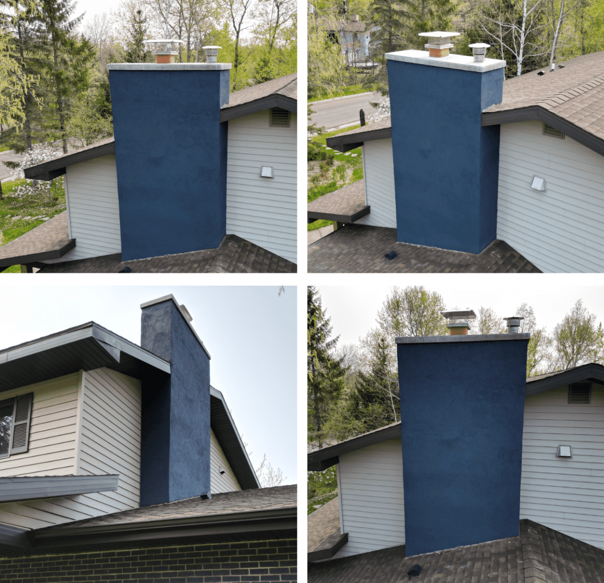 New/updated chimney added to a home